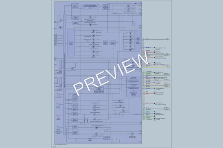 2005 Acura TL Instrument Cluster wiring diagram preview