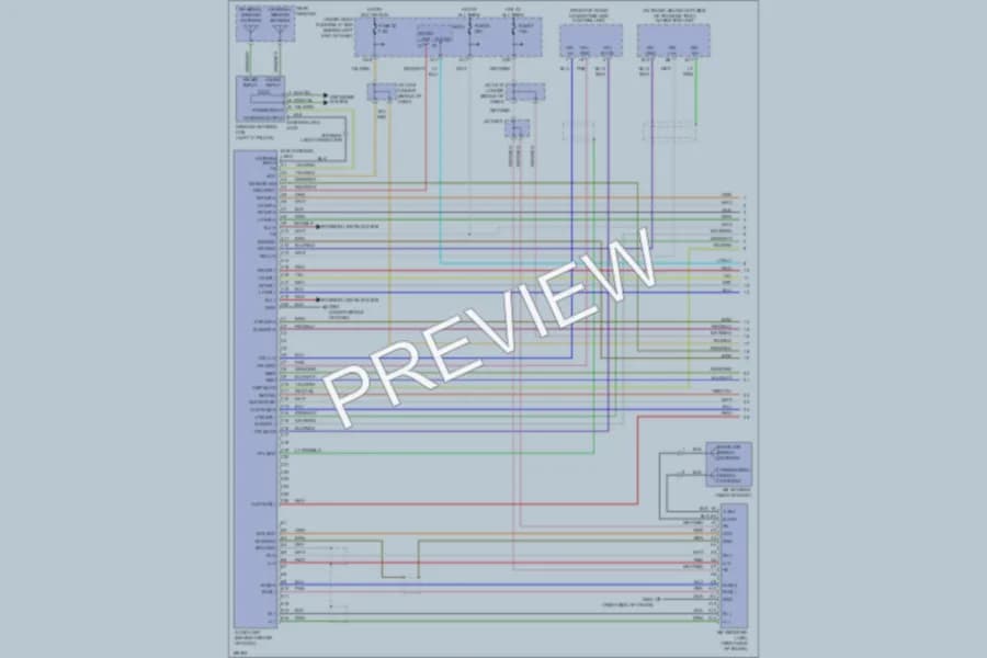 2005 Acura TL Radio wiring diagram preview