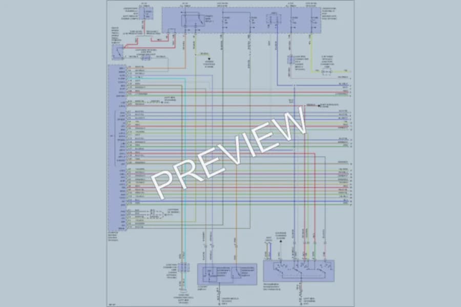 2005 Acura TL Transmission wiring diagram preview
