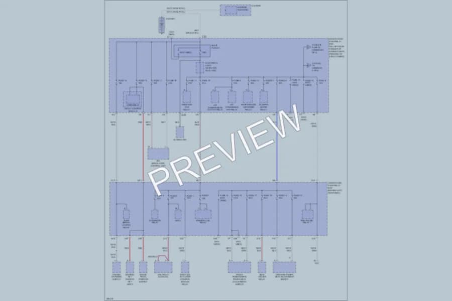 2005 Acura TSX Power Distribution wiring diagram preview