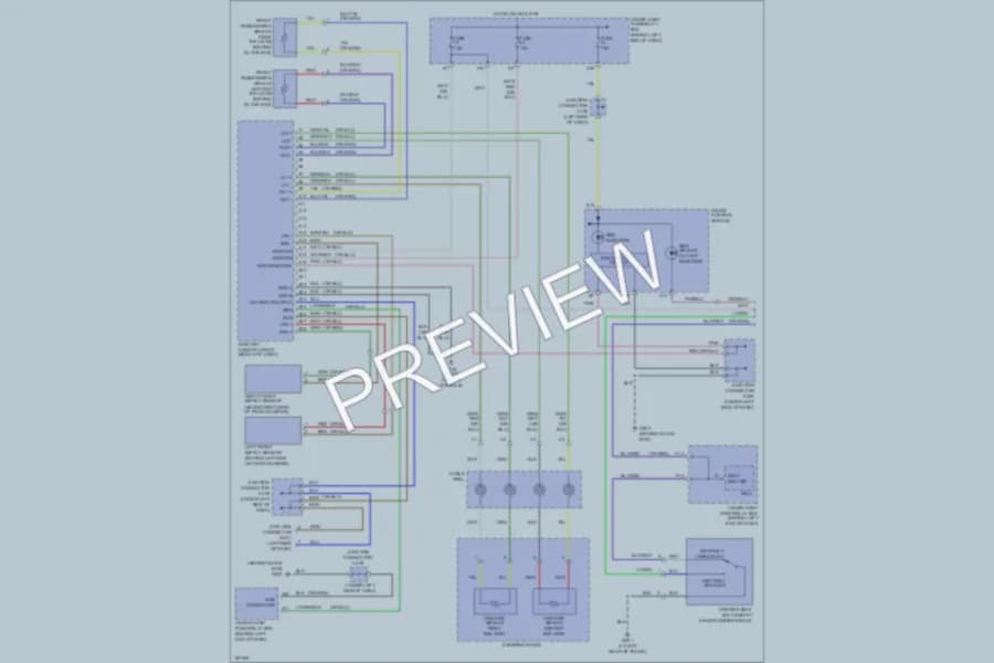 2005 Acura TSX Supplemental Restraints wiring diagram preview