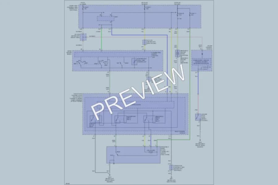 2005 Acura TSX Wiper Washer wiring diagram preview