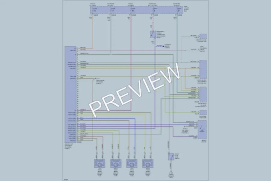 2005 BMW 330Ci Anti Lock Brakes wiring diagram preview