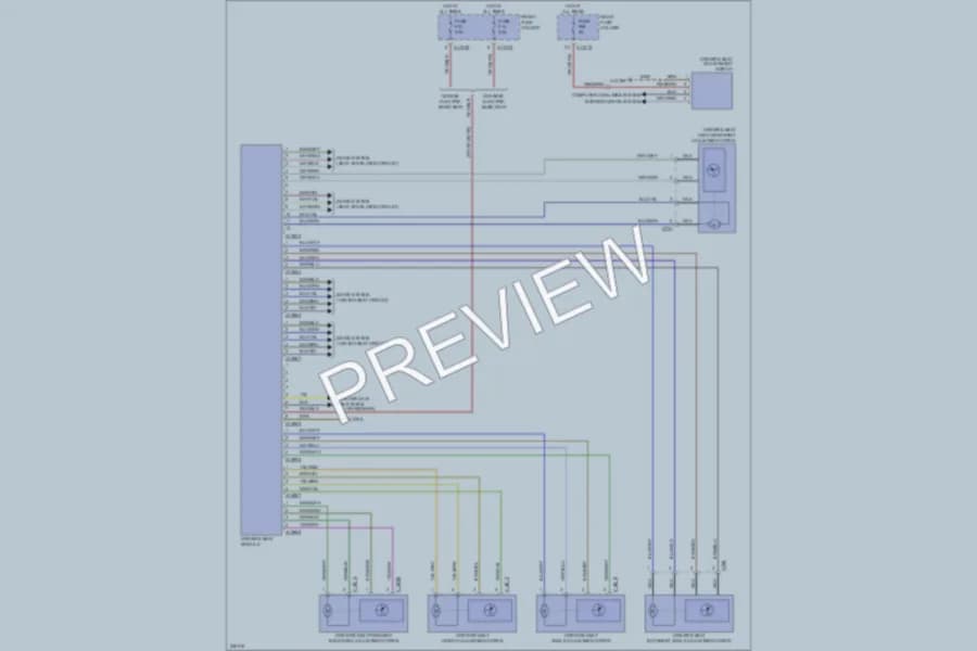 2005 BMW 530i Memory Systems wiring diagram preview