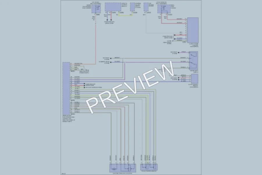 2005 BMW 545i Cruise Control wiring diagram preview