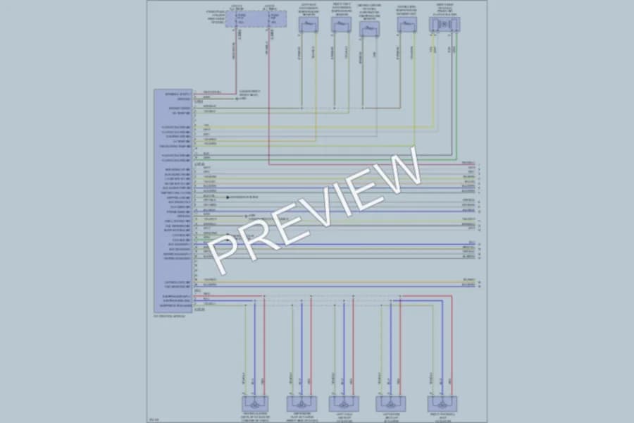 2005 BMW 745Li Air Conditioning wiring diagram preview
