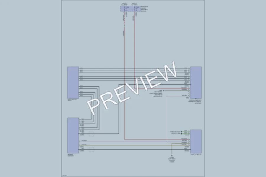 2005 BMW 745Li Radio wiring diagram preview