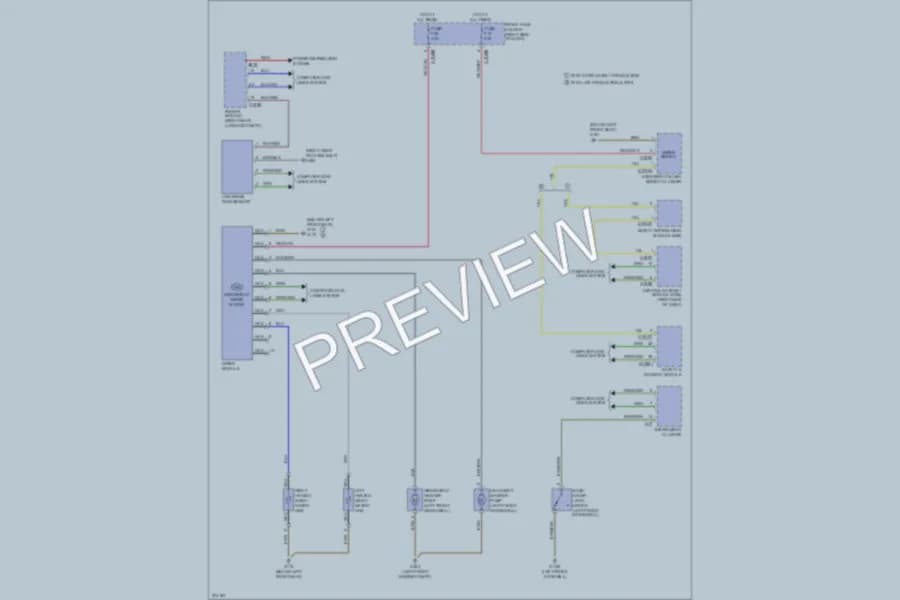2005 BMW 745Li Wiper Washer wiring diagram preview