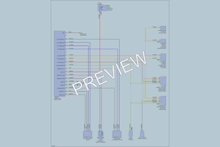 2005 BMW 745i Electronic Power Steering wiring diagram preview