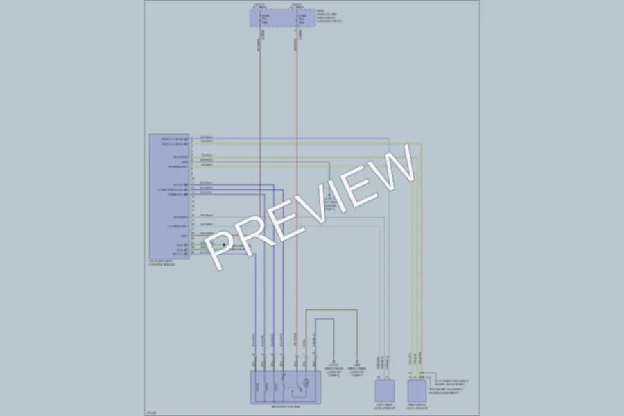 2005 BMW 745i Electronic Suspension wiring diagram preview
