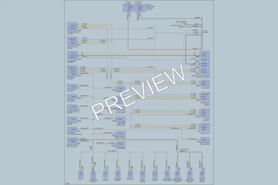 2005 BMW X3 Computer Data Lines wiring diagram preview
