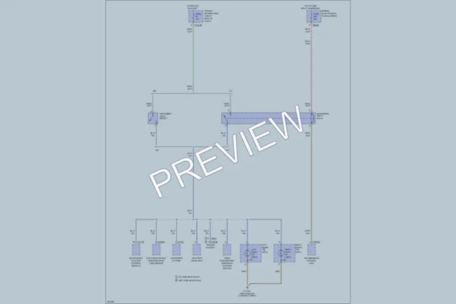 2005 BMW X3 Exterior Lights wiring diagram preview
