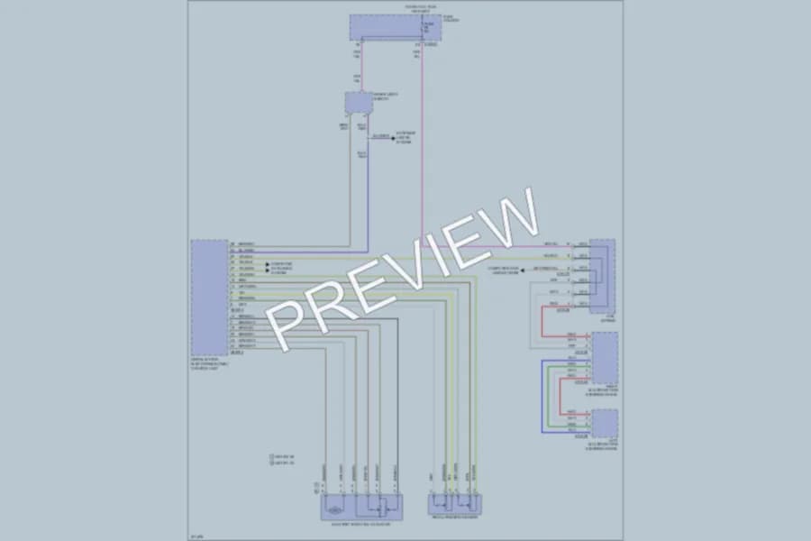 2005 BMW X5 Cruise Control wiring diagram preview