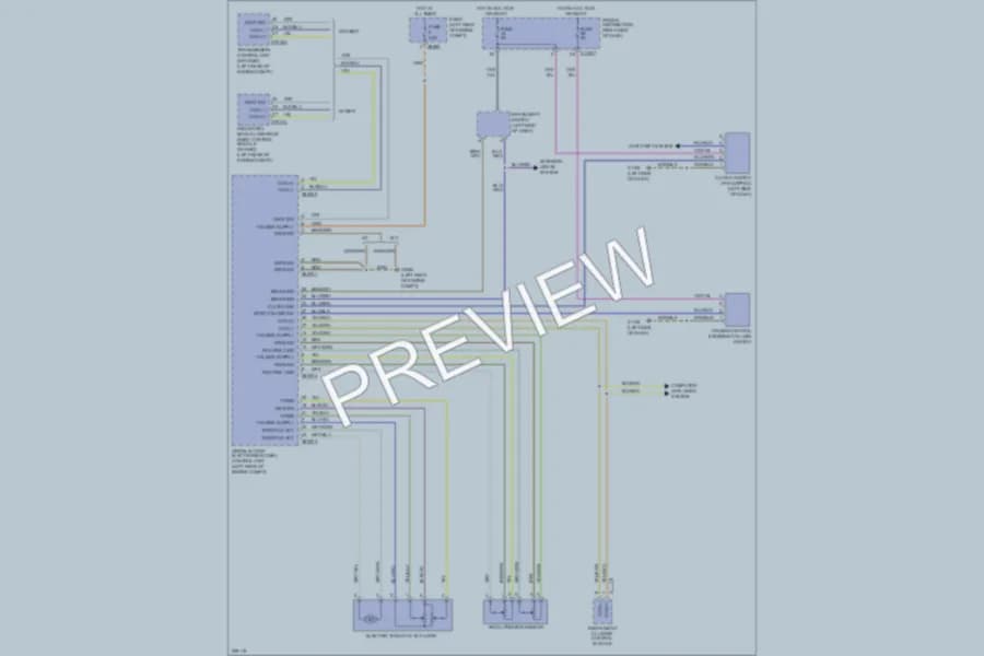 2005 BMW Z4 Cruise Control wiring diagram preview