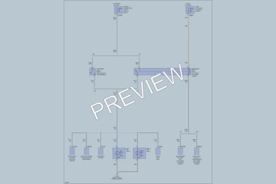 2005 BMW Z4 Exterior Lights wiring diagram preview