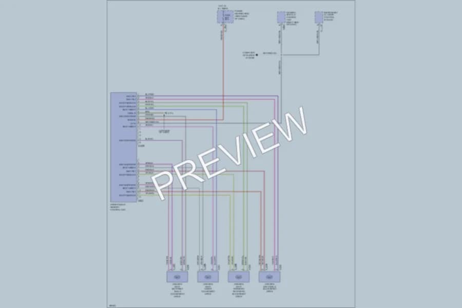 2005 BMW Z4 Memory Systems wiring diagram preview