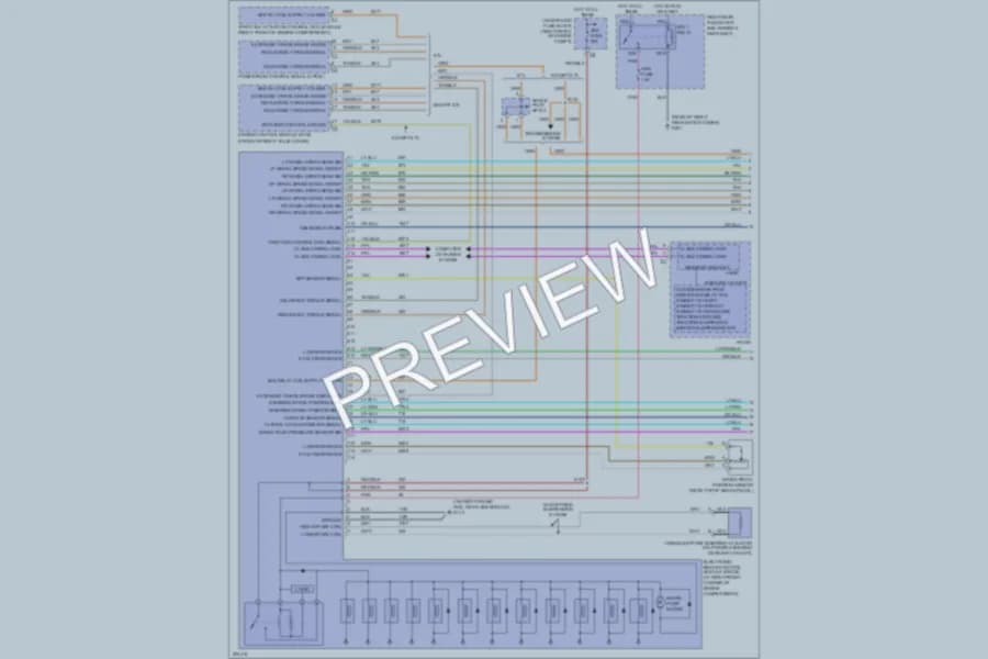 2005 Cadillac CTSV Anti Lock Brakes wiring diagram preview