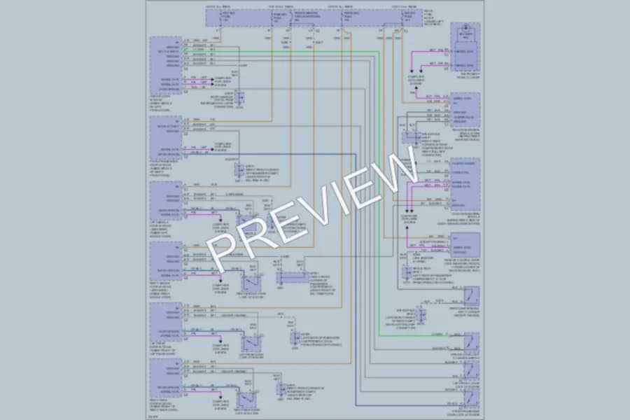 2005 Cadillac DeVille Anti Theft wiring diagram preview