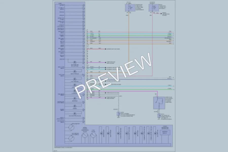 2005 Cadillac DeVille Instrument Cluster wiring diagram preview