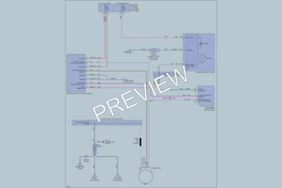 2005 Cadillac Escalade Starting Charging wiring diagram preview