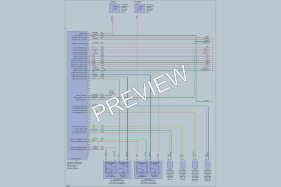 2005 Cadillac STS Supplemental Restraints wiring diagram preview