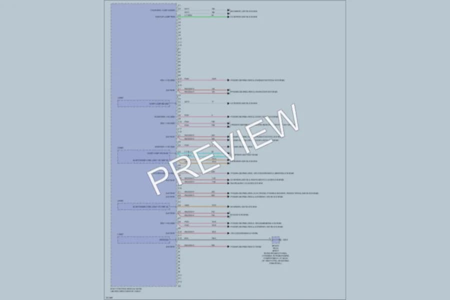 2005 Cadillac XLR Body Control Modules wiring diagram preview