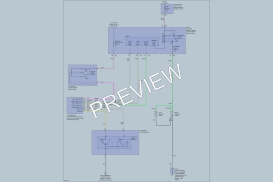 2005 Cadillac XLR Exterior Lights wiring diagram preview