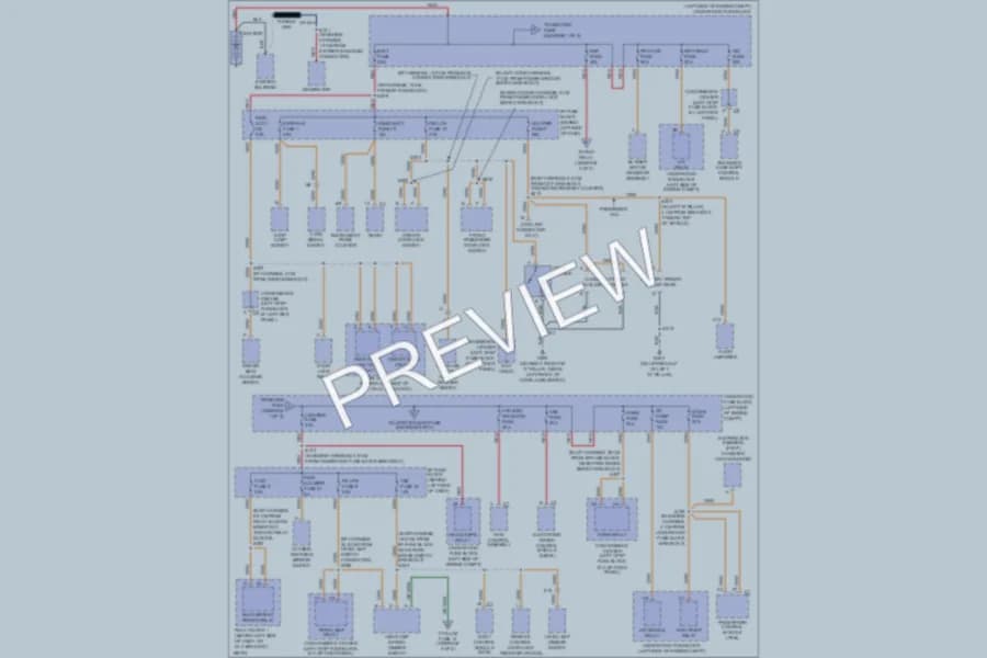 2005 Chevrolet Astro Power Distribution wiring diagram preview
