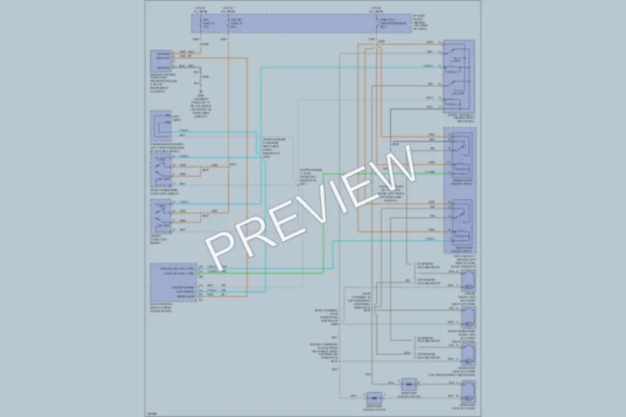 2005 Chevrolet Astro Power Door Locks wiring diagram preview
