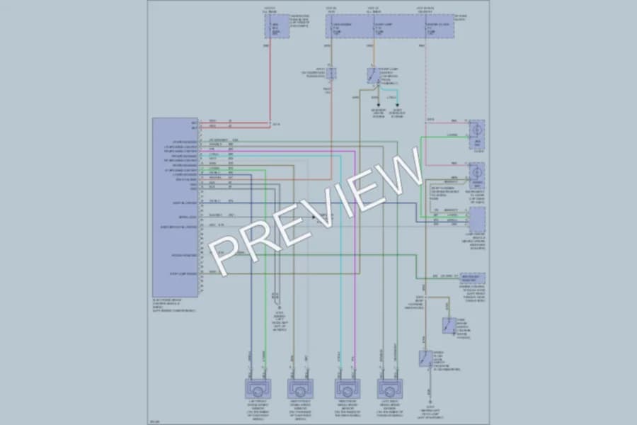 2005 Chevrolet Aveo Anti Lock Brakes wiring diagram preview