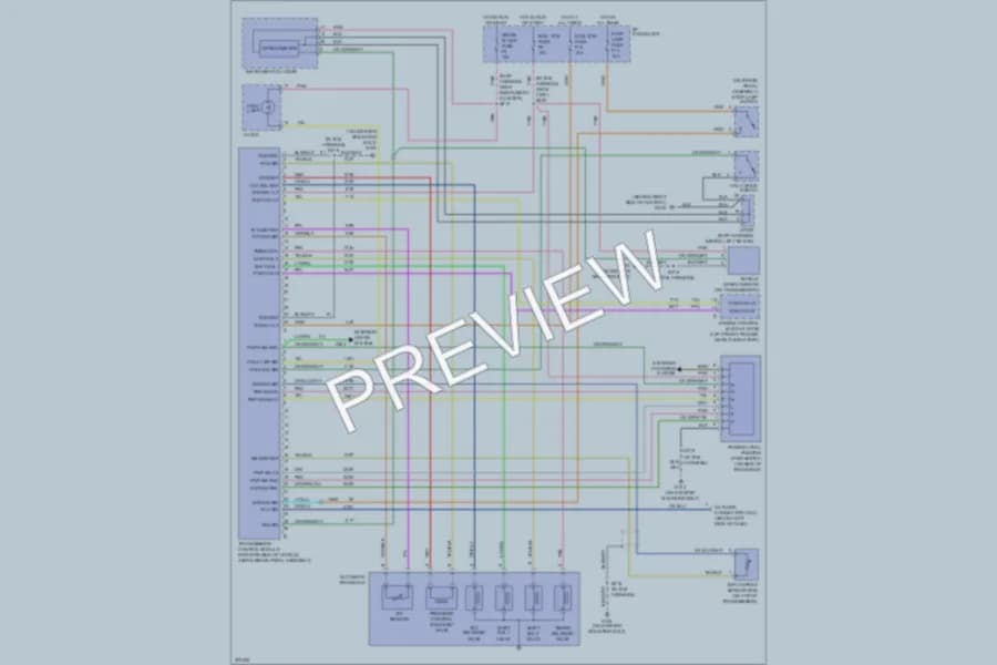 2005 Chevrolet Aveo Transmission wiring diagram preview