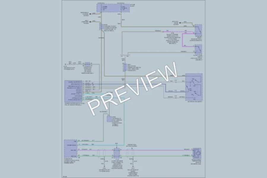 2005 Chevrolet Blazer Cruise Control wiring diagram preview