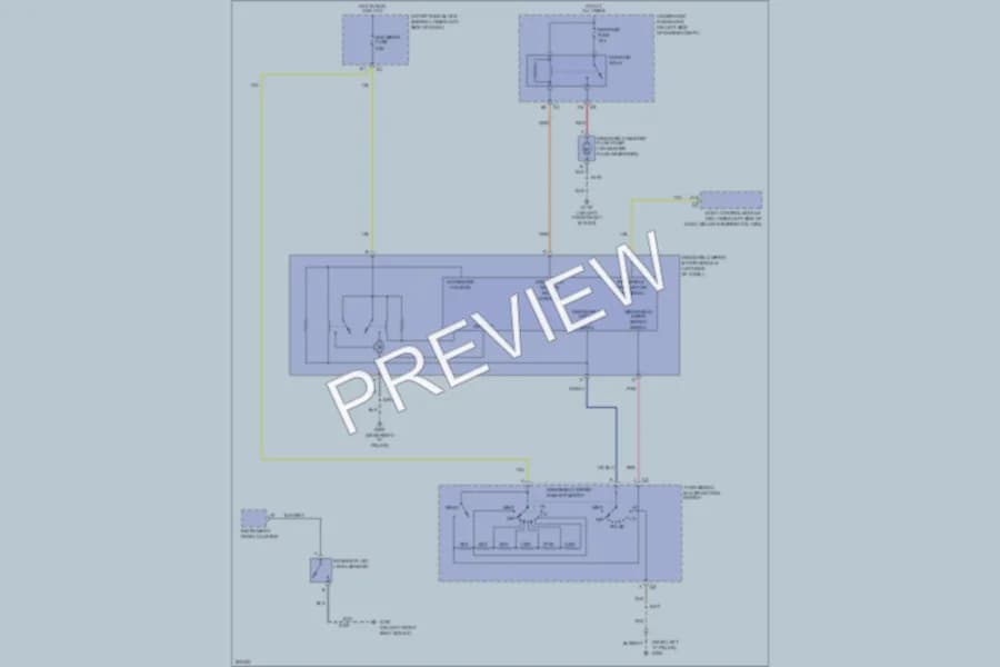 2005 Chevrolet C1500Avalanche Wiper Washer wiring diagram preview