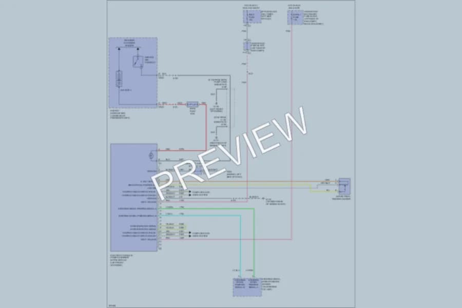 2005 Chevrolet 1500 Electronic Power Steering wiring diagram preview with protected circuit layout