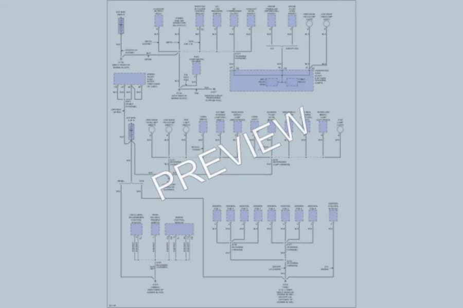 2005 Chevrolet 2500 Hd Ground Distribution wiring diagram preview with protected circuit layout