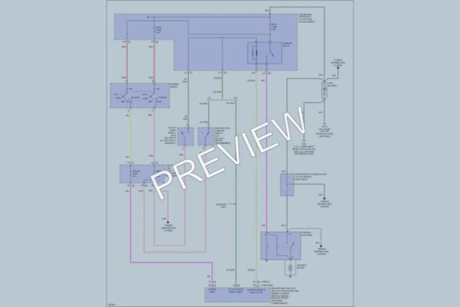 2005 Chevrolet 2500 Hd Starting Charging wiring diagram preview with protected circuit layout