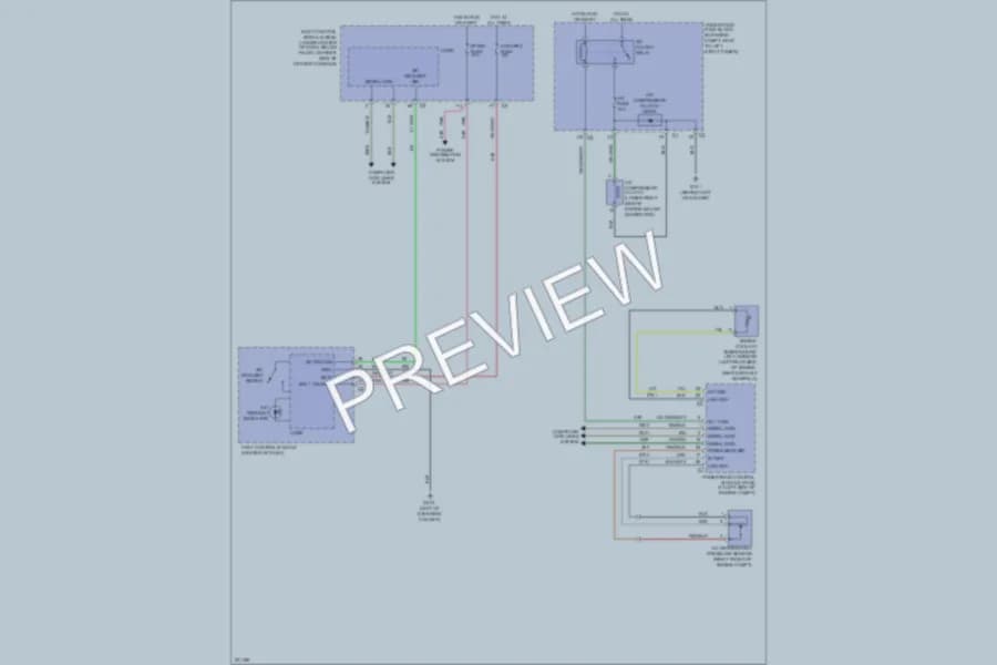 2005 Chevrolet Cobalt Air Conditioning wiring diagram preview