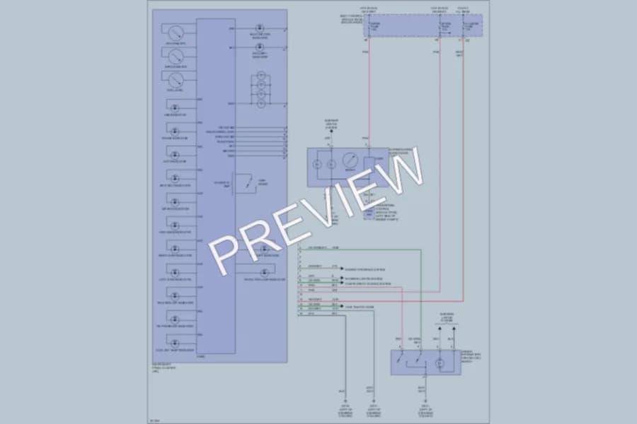 2005 Chevrolet Cobalt Instrument Cluster wiring diagram preview