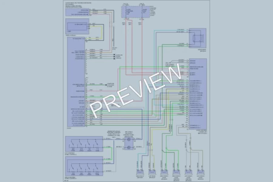 2005 Chevrolet Cobalt Radio wiring diagram preview
