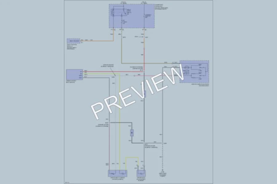 2005 Chevrolet Colorado Power Seats wiring diagram preview
