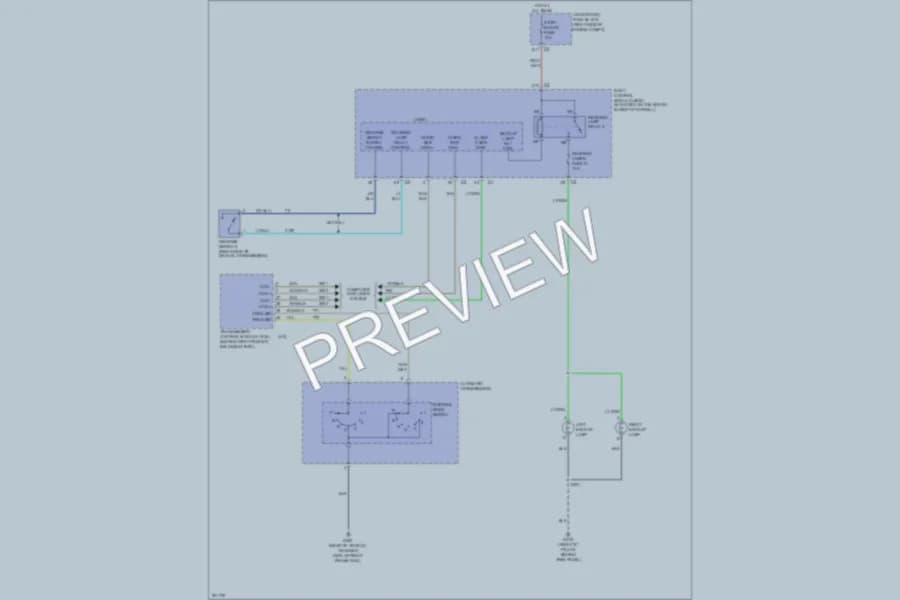 2005 Chevrolet Corvette Exterior Lights wiring diagram preview