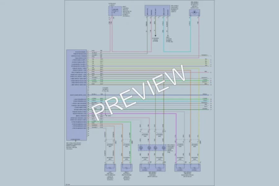 2005 Chevrolet Corvette Supplemental Restraints wiring diagram preview