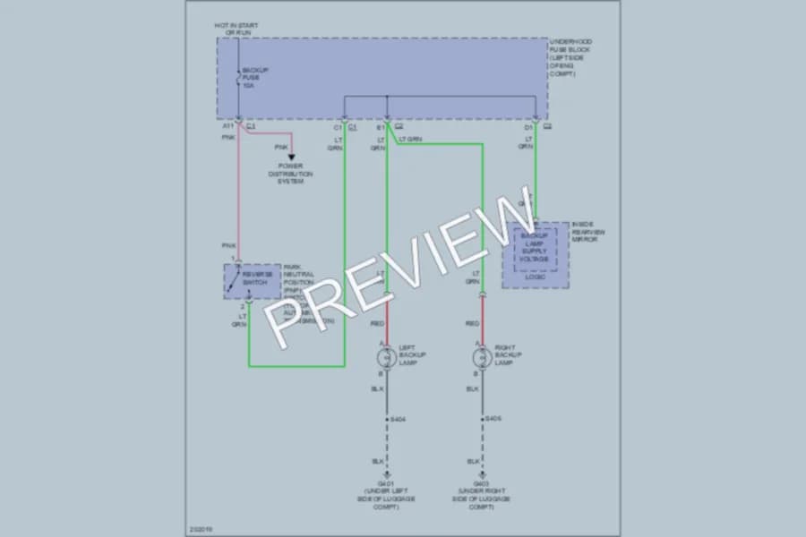 2005 Chevrolet Equinox Exterior Lights wiring diagram preview