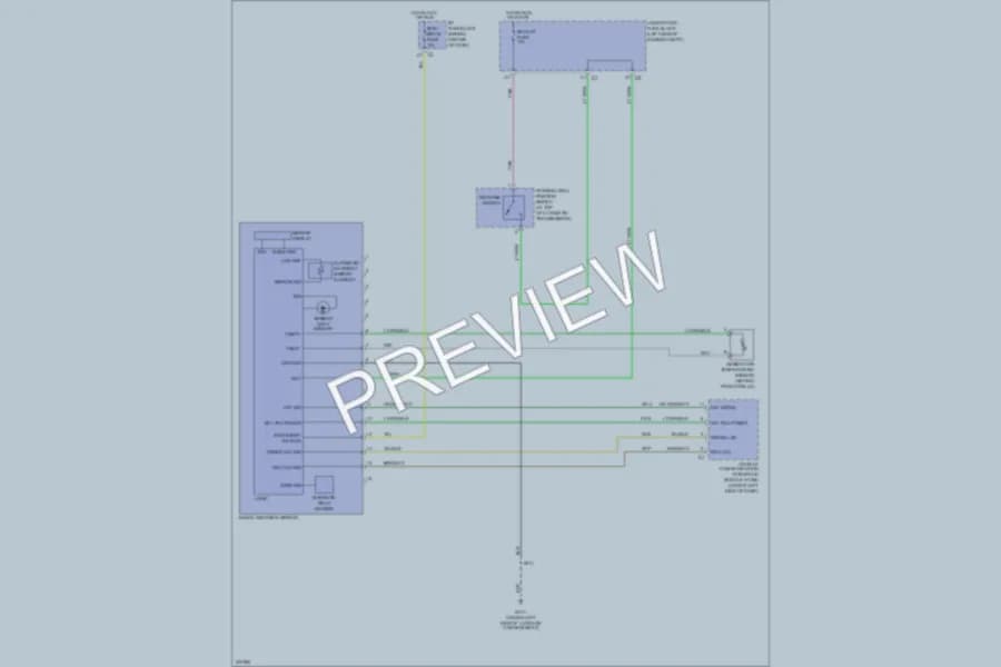 2005 Chevrolet Equinox Power Mirrors wiring diagram preview