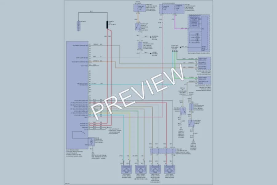 2005 Chevrolet Impala Anti Lock Brakes wiring diagram preview