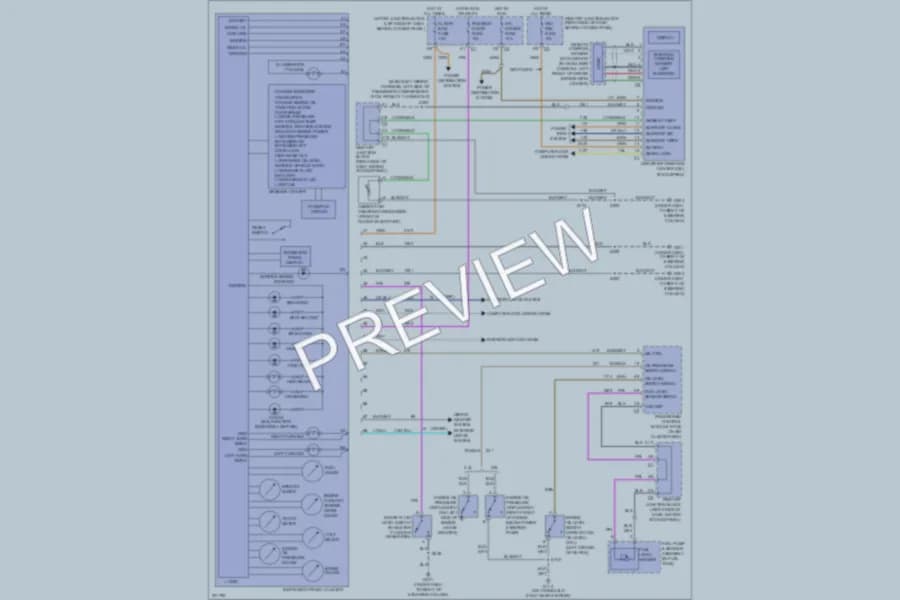 2005 Chevrolet Impala Instrument Cluster wiring diagram preview
