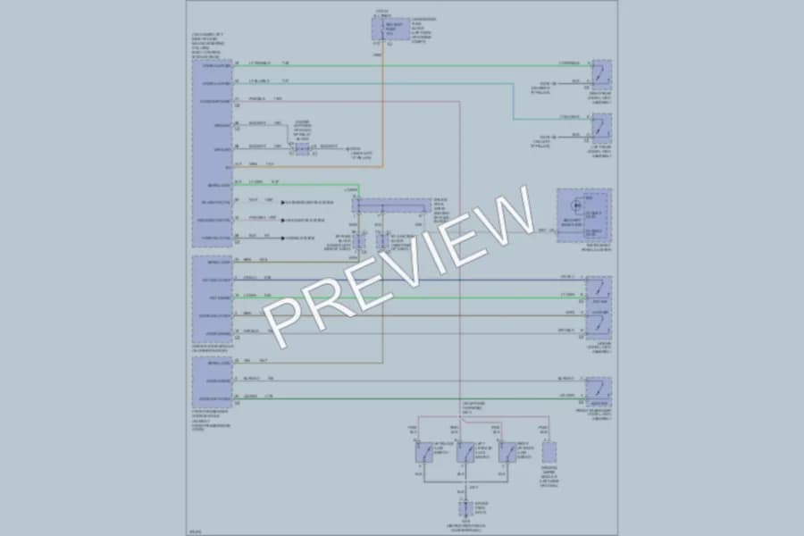 2005 Chevrolet K1500Avalanche Anti Theft wiring diagram preview