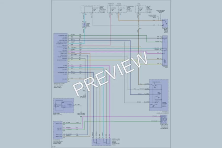 2005 Chevrolet K2500Suburban Cruise Control wiring diagram preview