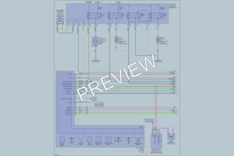 2005 Chevrolet Malibu Air Conditioning wiring diagram preview