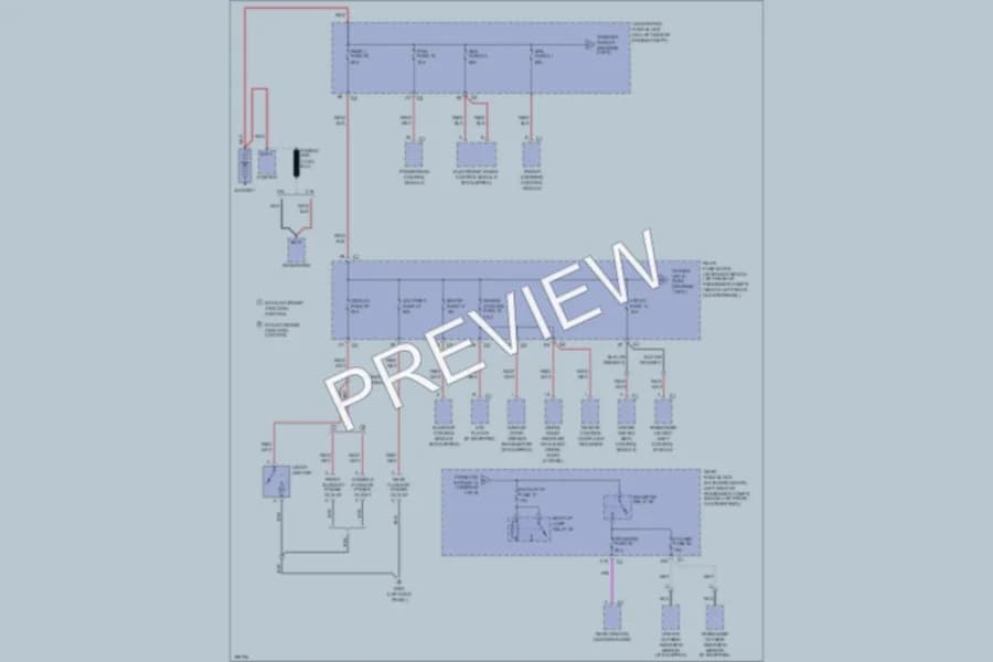 2005 Chevrolet Malibu Power Distribution wiring diagram preview